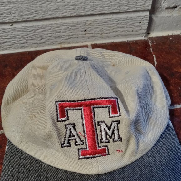Vintage 90s Annco Texas ATM University Aggies Cap Snapback Hat - Picture 2 of 3